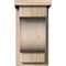 Ekena Millwork Newport Smooth Corbel w/Backplate, Douglas Fir, 7 1/2"W x 10"D x 14"H COR08X10X14NEW01SDF - alternate 4